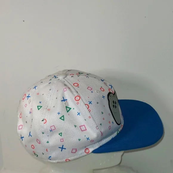 Sony Playstation 3-D Rubber Controller Flat Brim Used 2018 Snapback Hat ...EUC - Picture 7 of 17